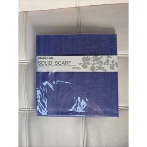 Naturally Knotty Baw Hyacinth 50% Wool 50% Viscose Wrap Scarf Unisex 28"x70" New